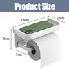 Toilettenpapierhalter Mit Ablage 1 Stück, Selbstklebend Und Produktbild-Vorschau 5