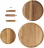 Olympia Etagere Akazie – 3-stufiger Holz-Stand für Kuchen & Produktbild-Vorschau 7