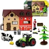 Duża Farma dla Dzieci: Zestaw Zagroda, Traktor, Figurki Podgląd zdjęcia produktu 1