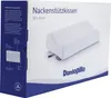 The image shows the packaging of a Dunlopillo neck support pillow. Produktbild-Vorschau