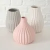 Boltze 3er Set Blumen Vase Wilma 14cm Blumenvase klein Produktbild-Vorschau 1