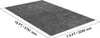 A dark gray rectangular mat with dimensions indicated in feet and millimeters. Produktbild-Vorschau