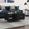 vidaXL Couchtisch Schwarz 90x50x40 cm Holzwerkstoff -  Produktbild-Vorschau 2