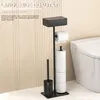 Toilettenpapierhalter Stehend Klopapierhalter Klobürste mit Produktbild-Vorschau 6