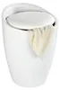 WENKO Bad Hocker CANDY Wäsche Korb 20 L Sack Sammler Sitz Produktbild-Vorschau 2