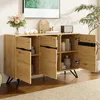 STILVORA Sideboard mit 3 Türen,Flurschrank in Holzoptik für Produktbild-Vorschau 1