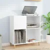 Skříňka na LP desky bílá 84,5 x 38 x 89 cm kompozitní dřevo Náhled obrázku produktu 2