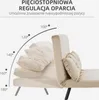 Sofa rozkładana HOMCOM 4 w 1, 2-osobowa sofa z funkcją Podgląd zdjęcia produktu 5