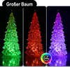 com-four® 2-teiliges Deko-Tannenbaum-Set aus Acryl mit Produktbild-Vorschau 2