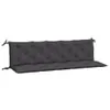 vidaXL Gartenbank-Auflagen 2 Stk. Anthrazit 180x50x7 cm Produktbild-Vorschau 5