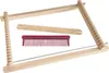 PEBARO Kinder-Webrahmen aus Holz 17cm inklusive Schiffchen Produktbild-Vorschau 2