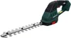 A cordless hedge trimmer with a battery pack and charger, shown against a white background. Produktbild-Vorschau