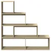 A multi-level shelving unit with a stepped design, presented against a white background. Produktbild-Vorschau