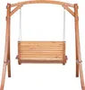BELIANI Hollywoodschaukel Lärchenholz Outdoor Terrasse Produktbild-Vorschau 5