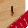 Bambusowy uchwyt na papier toaletowy z półką Podgląd zdjęcia produktu 6