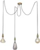 LeuchtenDirekt Pendelleuchte Messing max. 3 x 60W E27 ohne Produktbild-Vorschau 1