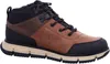 A single brown and black boot shown from the side against a white background. Produktbild-Vorschau