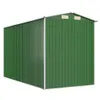 vidaXL Casetta da giardino Verde 192x357x223 cm Acciaio Anteprima dell’immagine prodotto 6