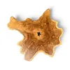 A top-down view of a wooden table slice with a dark center. Anteprima dell’immagine prodotto