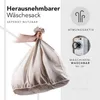 Bambus Wäschekorb 3 Fächer, 150L Wäschesammler mit Deckel & Produktbild-Vorschau 5