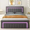 okwish 140×200 Polsterbett mit Schubladen und Rollen, Produktbild-Vorschau 6