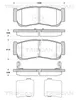 TRISCAN Bremsbeläge Bremsklötze HINTEN 8110 43030 Produktbild-Vorschau 1