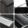 vidaXL Zahradní box z polyratanu 200x50x60 cm černý Náhled obrázku produktu 5