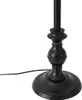 Lampa podłogowa z abażurem 45 cm czarna ze złotym wnętrzem Podgląd zdjęcia produktu 4