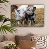 MuchoWow® - Leinwandbilder - Schwein - Tiere - Ferkel, Produktbild-Vorschau 2