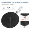 32 cm Silikon-Spritzschutz für Pfannen mit klappbarem Produktbild-Vorschau 5