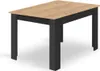 Černý jídelní set 1 + 4, stůl MADO ARTISAN 120x80 + židle Náhled obrázku produktu 3