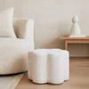 Pouf Blume YORE, Bouclé, 34 x 34 x 29 cm Produktbild-Vorschau 4