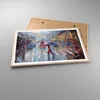 Gerahmtes Poster - Rahmen in heller Eiche - Acryl Stadt Produktbild-Vorschau 3