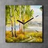 Coloray Uhr auf Leinwand 30x30 cm Wand Uhr Dekoration Produktbild-Vorschau 2