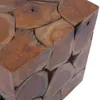 vidaXL Tabouret en teck massif - Chaises pliantes & Voir les images du produit 9