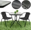 Zestaw Mebli Ogrodowych Taras Balkon Stół 60X60 + 2X Podgląd zdjęcia produktu 1