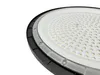 Close-up of a round LED light fixture. Podgląd zdjęcia produktu