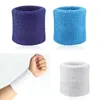 2 Stücke Sport Armband Einfarbig Saugfähigen Baumwolle Produktbild-Vorschau 2