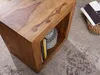 Wohnling Sheesham Standregal Massiv 44x44 cm Cube Produktbild-Vorschau 4