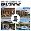 GeZu Impex Aufschraubbodenhülse 121 x 121 mm Anthrazit Produktbild-Vorschau 4