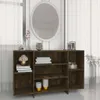 vidaXL Kredens dąb wędzony 120x30x75 cm materiał Podgląd zdjęcia produktu 12