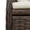 vidaXL 9-tlg. Garten-Essgruppe mit Kissen Braun Poly Rattan Produktbild-Vorschau 6