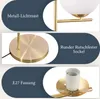 ZMH lampa podłogowa złota 1 płomienna nowoczesna lampa Podgląd zdjęcia produktu 4