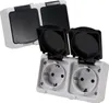 2er Set REV AquaMini 2-fach Steckdose Aufputz IP54 Produktbild-Vorschau 1