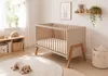 Baby-Delux Babybett Kinderbett 60x120 Juna Kaschmir-Beige Produktbild-Vorschau 1