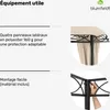 Blumfeldt Mondo Tonnelle 3x4 – Cadre Acier, avec Rideaux, Voir les images du produit 5