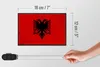 Holzschild Flagge Albanien 18x12cm Retro Flag Albania Produktbild-Vorschau 6