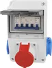 Baustromverteiler Wandverteiler CEE 32A 400V 2x 230V Schuko Produktbild-Vorschau 2