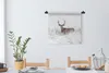 MuchoWow® Wandteppich Wandbehang Hirsche - Winter - Schnee Produktbild-Vorschau 4