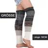 Stulpen Damen Lange Winter Beinwärmer Gestrickt Verdicken Produktbild-Vorschau 2